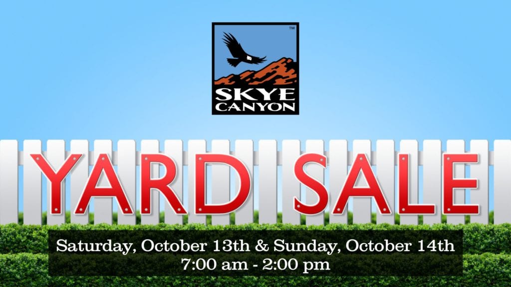 Skye Canyon Fall Yard Sale