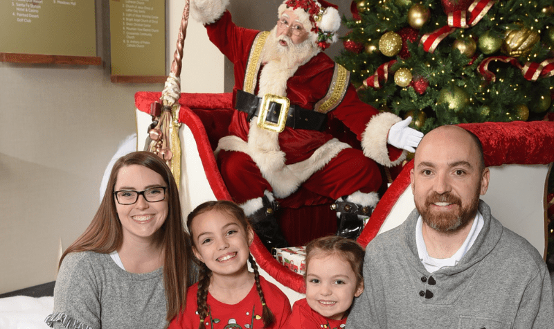 Santa Makes a Holly Jolly Appearance for Skye Canyon Families