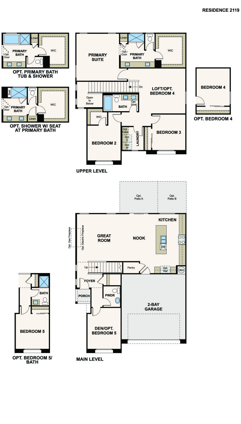 Residence 2119  by Century Communities Floorplan - Skye Canyon, Las Vegas