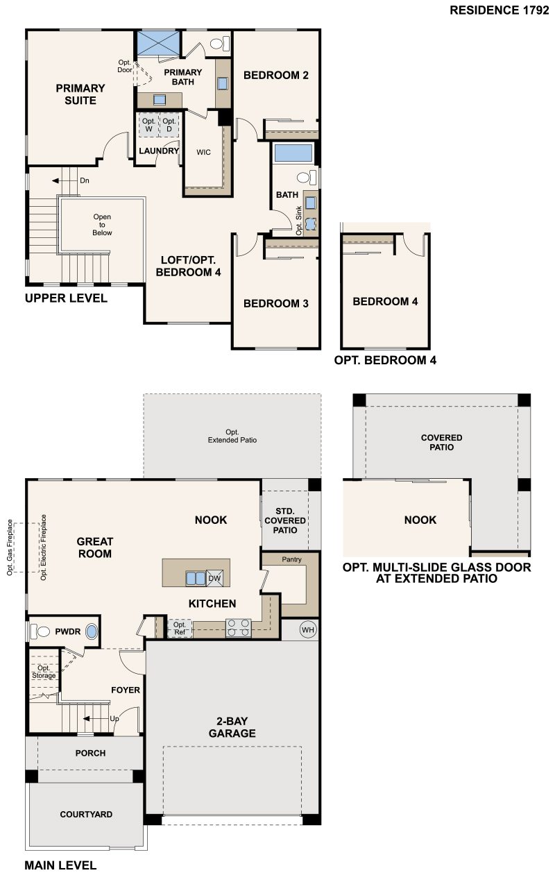 Residence 1792  by Century Communities Floorplan - Skye Canyon, Las Vegas