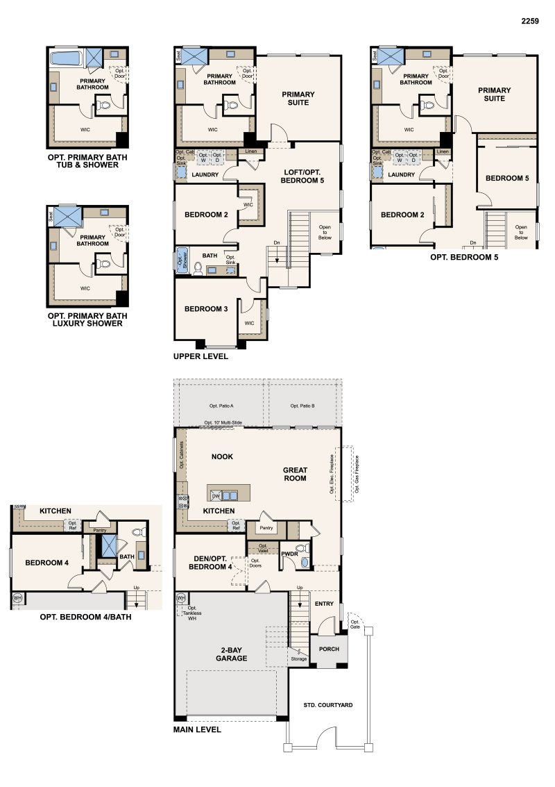 Residence 2259  by Century Communities Floorplan - Skye Canyon, Las Vegas