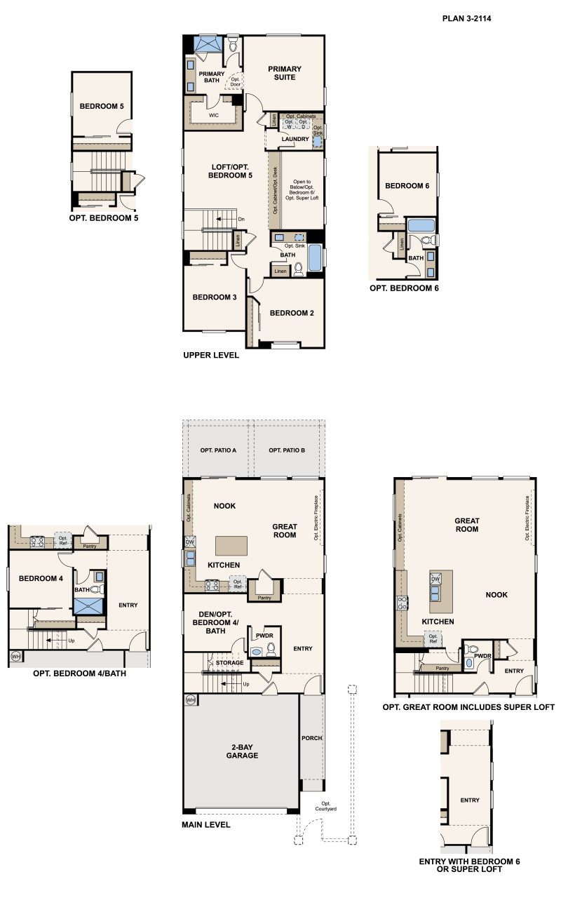 Residence 2114  by Century Communities Floorplan - Skye Canyon, Las Vegas