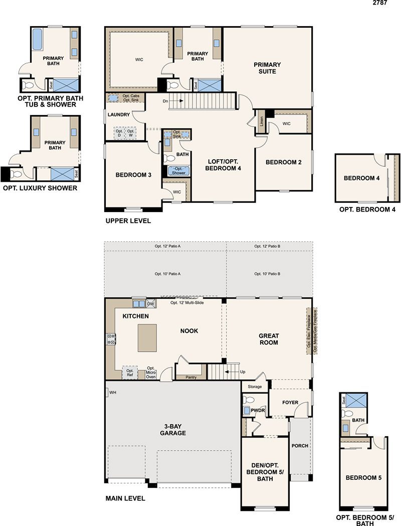 Residence 2787  by Century Communities Floorplan - Skye Canyon, Las Vegas