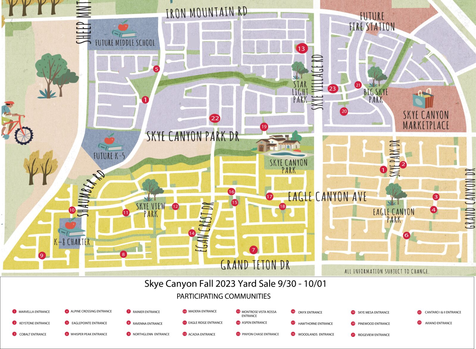 Yard Sale Skye Canyon