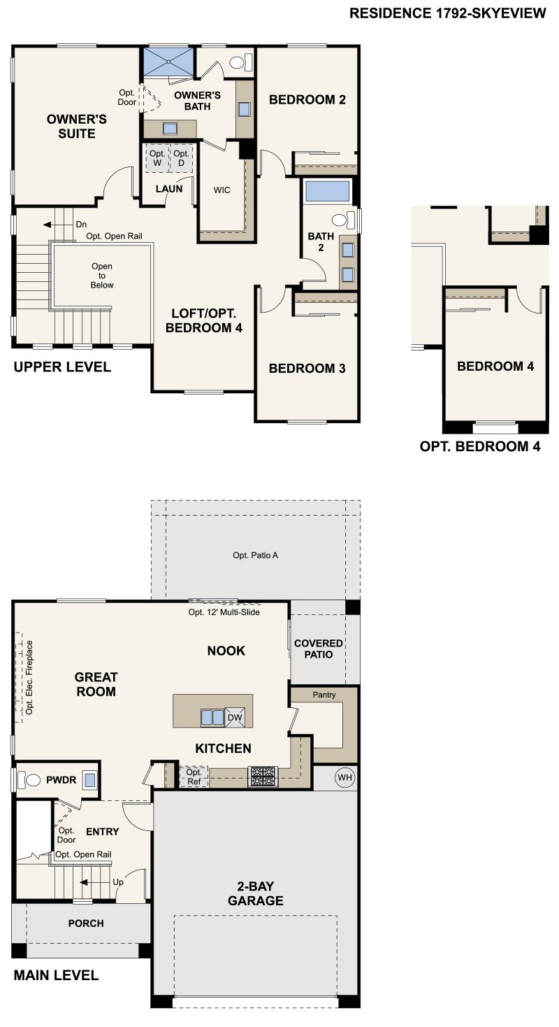 8689 Grabil Spruce Street  by Century Communities Floorplan - Skye Canyon, Las Vegas