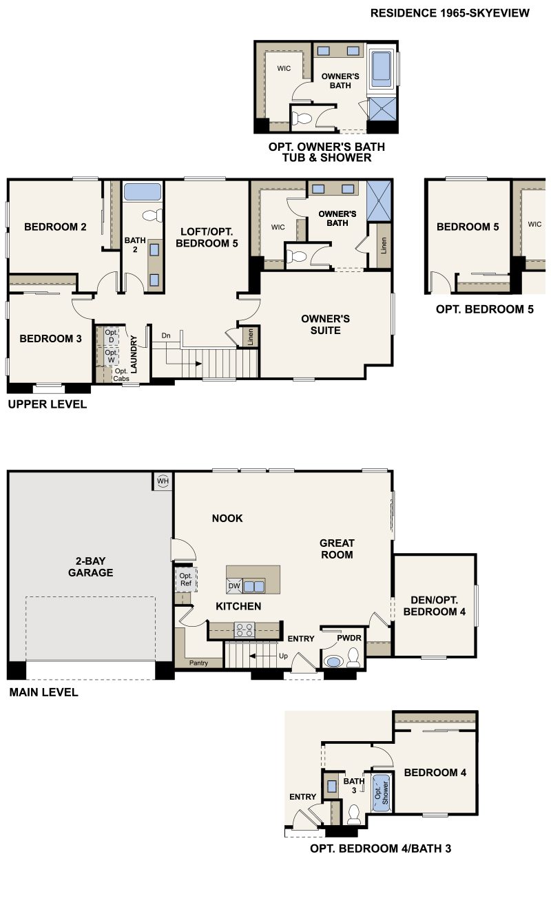 10720 RhineHill Avenue  by Century Communities Floorplan - Skye Canyon, Las Vegas