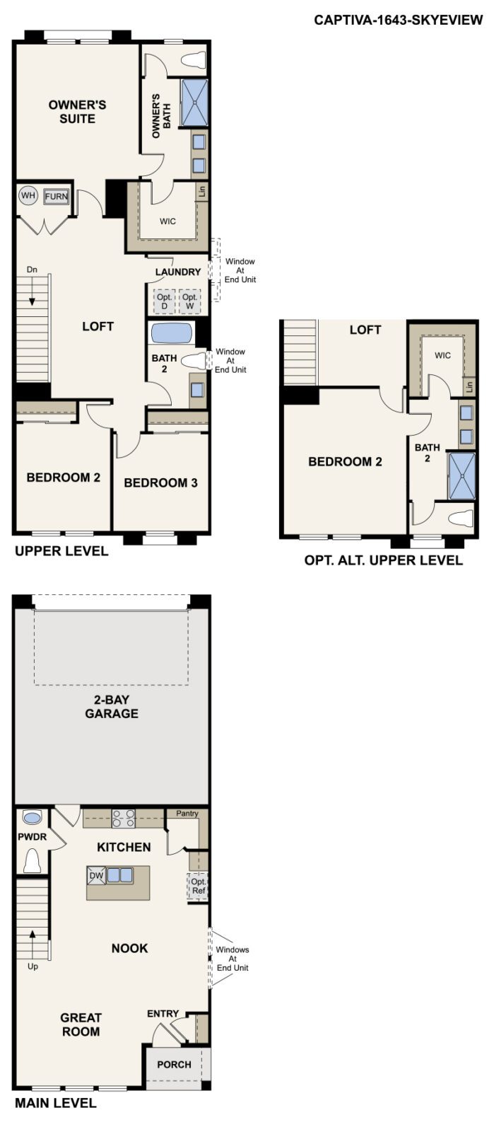 8925 Grabill Spruce Street  by Century Communities Floorplan - Skye Canyon, Las Vegas